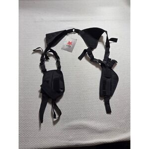 Fox Tactical 58-371 Advanced Shoulder Holster Black Ambidextrous Dual Magazine